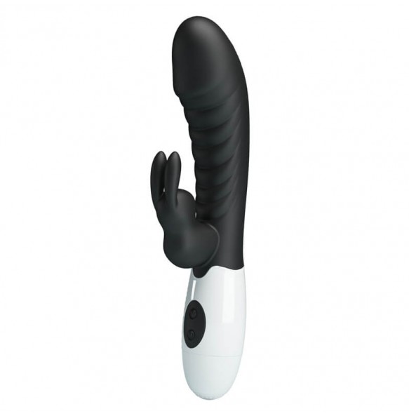 Pretty Love - Naughty Bunny Powerful Vibrating Massager Wand (Battery - Black) Pretty Love - Naughty Bunny Powerful Vibrating Massager Wand (Battery - Black)